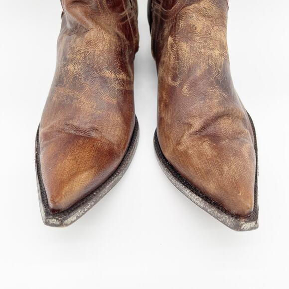 Old Gringo Women’s 9.5 Mayra Brass Brown Knee High Tall Western Cowgirl Boots - Picture 6 of 11